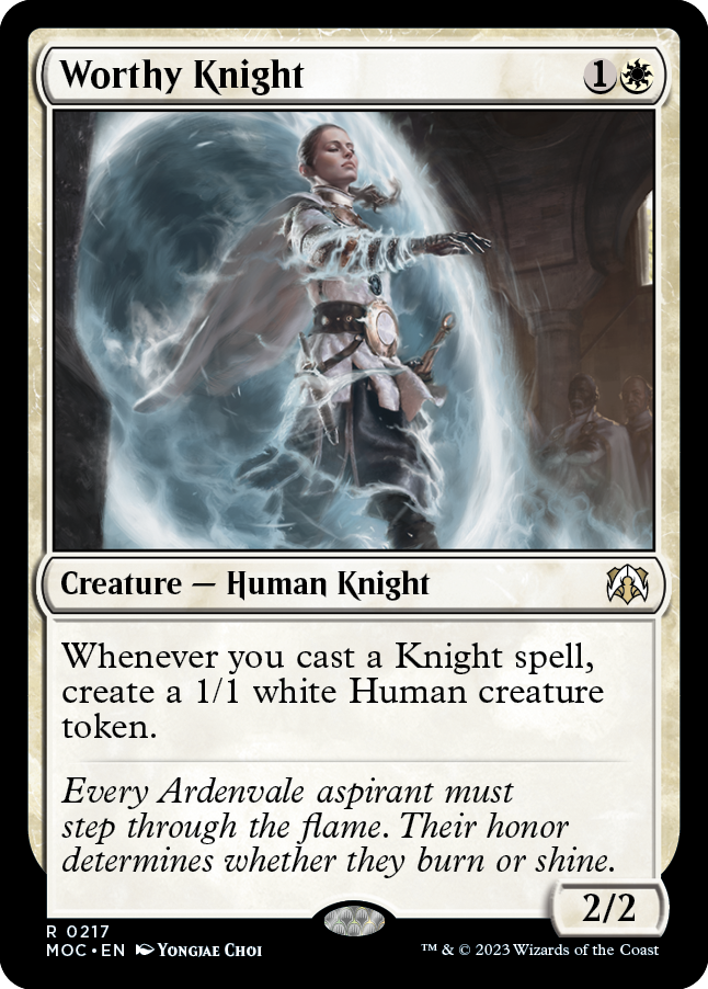 Worthy Knight [March of the Machine Commander] | GrognardGamesBatavia