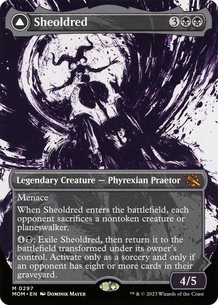 Sheoldred // The True Scriptures (Showcase Planar Booster Fun) [March of the Machine] | GrognardGamesBatavia