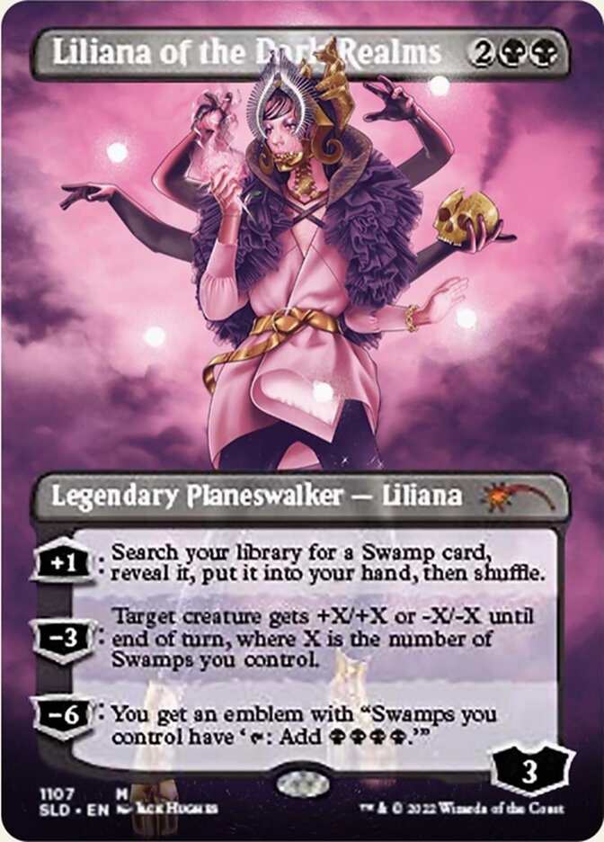 Liliana of the Dark Realms (Borderless) [Secret Lair Drop Series] | GrognardGamesBatavia