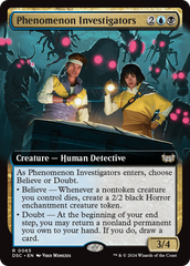 Phenomenon Investigators (Extended Art) [Duskmourn: House of Horror Commander] | GrognardGamesBatavia