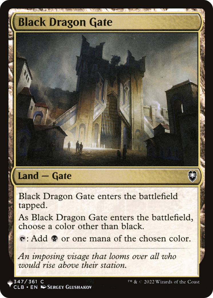 Black Dragon Gate [The List] | GrognardGamesBatavia