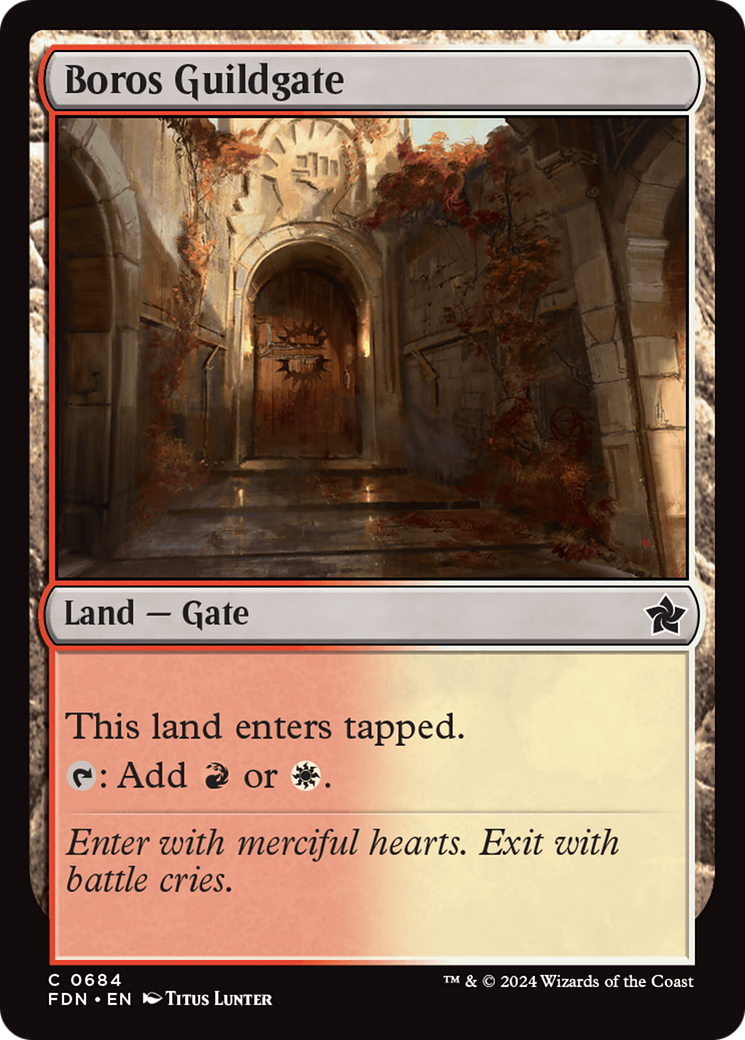 Boros Guildgate [Foundations] | GrognardGamesBatavia