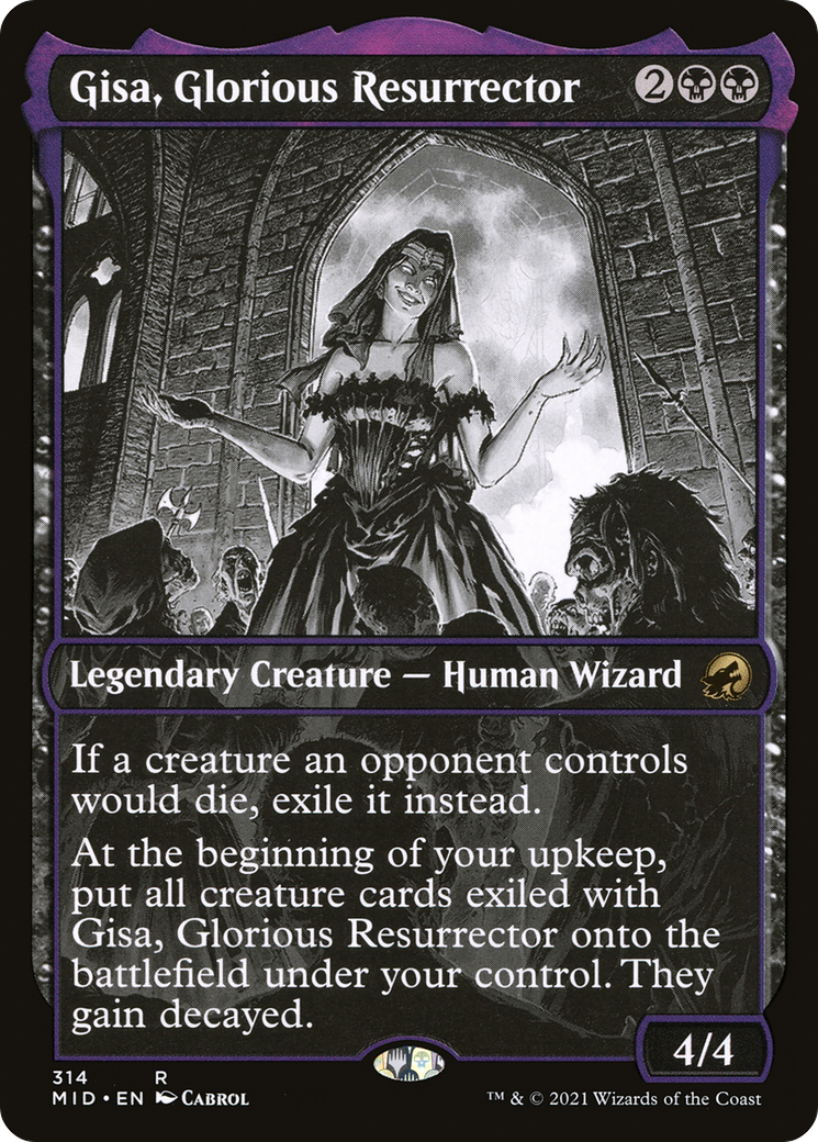 Gisa, Glorious Resurrector (Showcase Eternal Night) [Innistrad: Midnight Hunt] | GrognardGamesBatavia