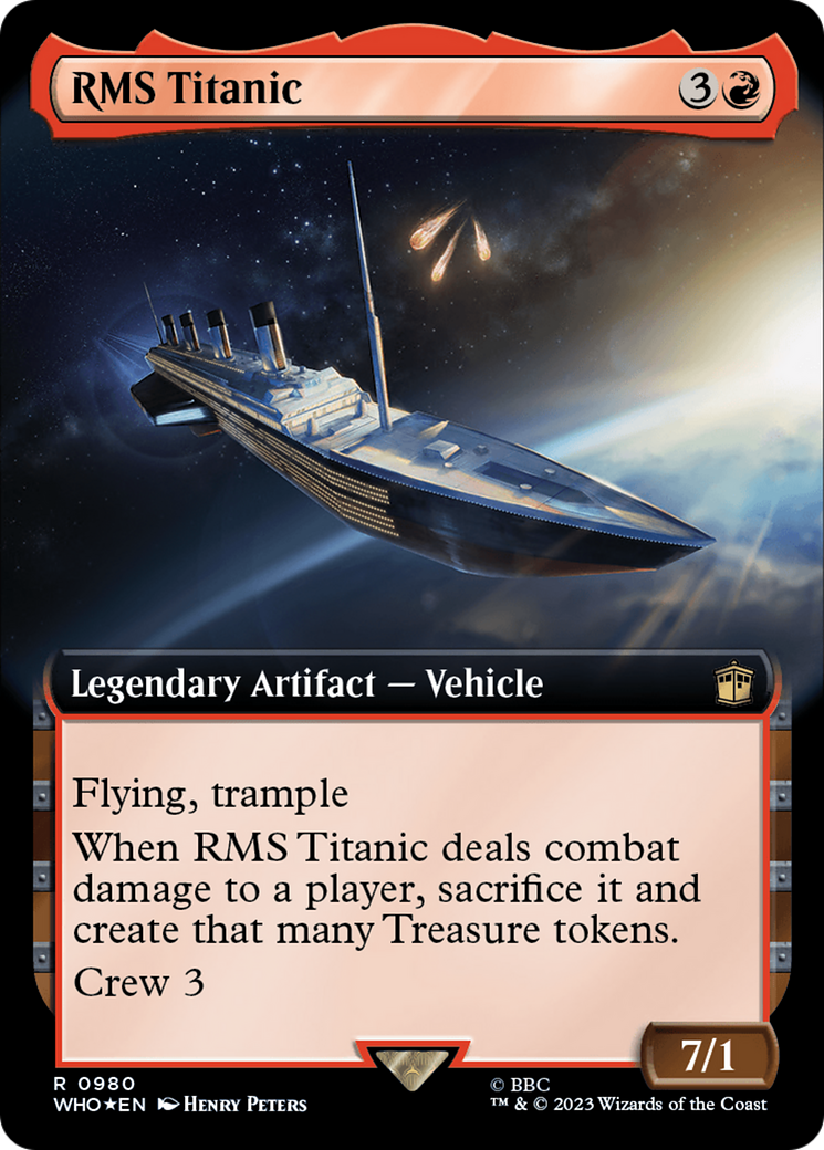 RMS Titanic (Extended Art) (Surge Foil) [Doctor Who] | GrognardGamesBatavia