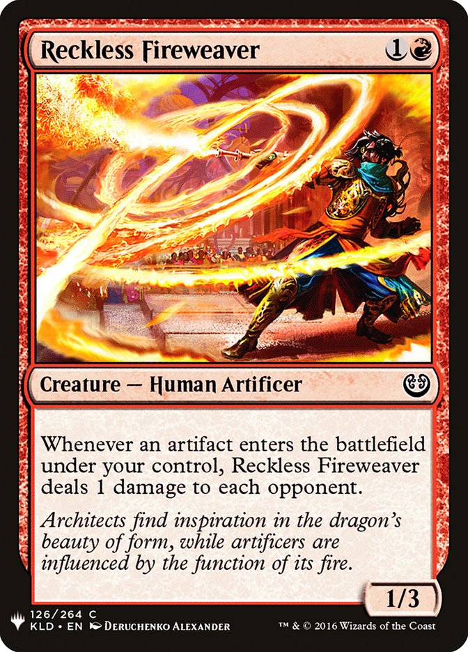 Reckless Fireweaver [Mystery Booster] | GrognardGamesBatavia