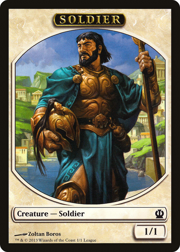 Soldier Token (Zoltan Boros) [League Tokens 2013] | GrognardGamesBatavia