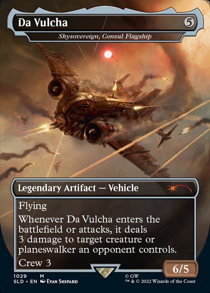 Da Vulcha - Skysovereign, Consul Flagship (Borderless) [Secret Lair Drop Series] | GrognardGamesBatavia