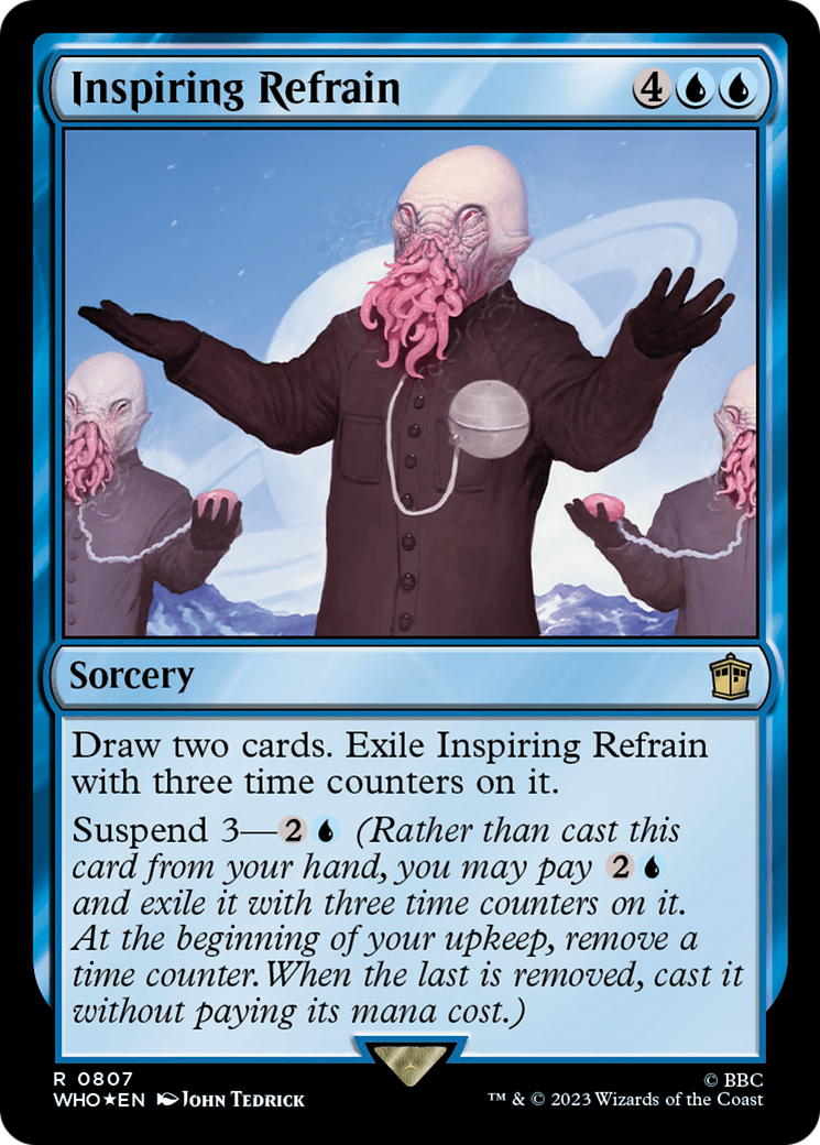 Inspiring Refrain (Surge Foil) [Doctor Who] | GrognardGamesBatavia