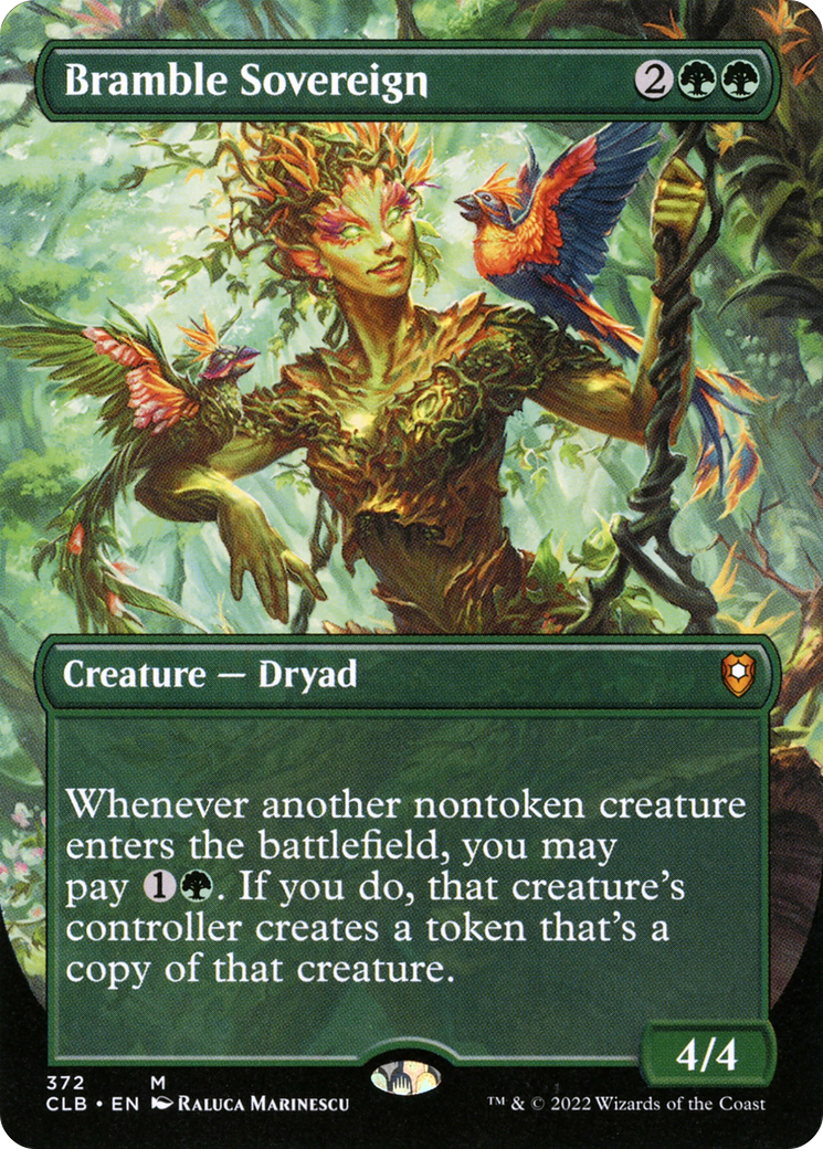 Bramble Sovereign (Borderless Alternate Art) [Commander Legends: Battle for Baldur's Gate] | GrognardGamesBatavia