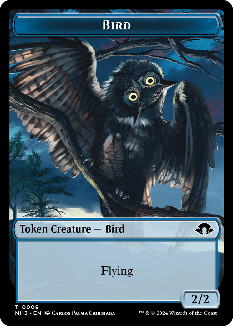 Servo // Bird Double-Sided Token [Modern Horizons 3 Tokens] | GrognardGamesBatavia