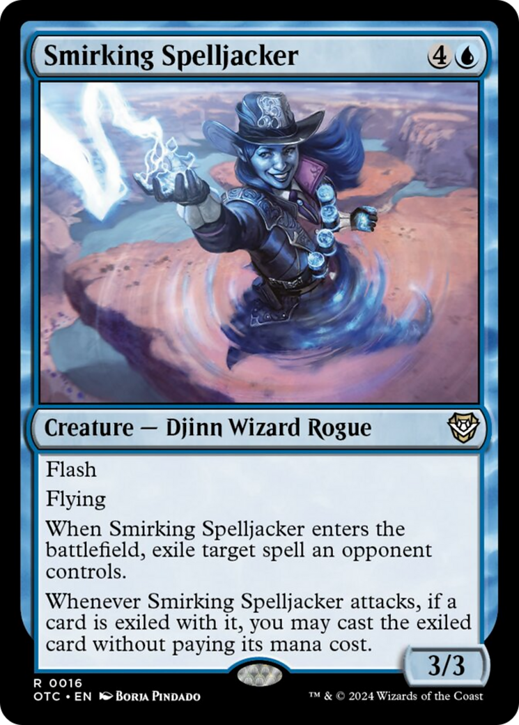 Smirking Spelljacker [Outlaws of Thunder Junction Commander] | GrognardGamesBatavia