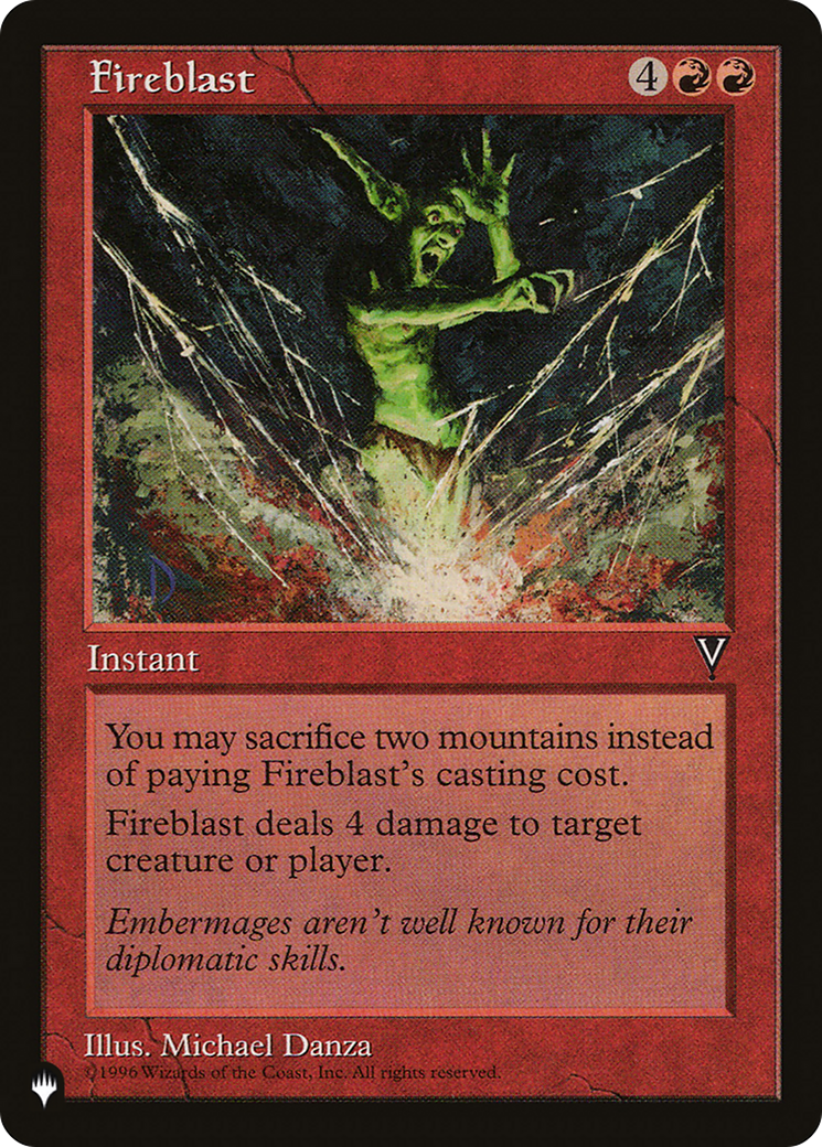 Fireblast [The List Reprints] | GrognardGamesBatavia