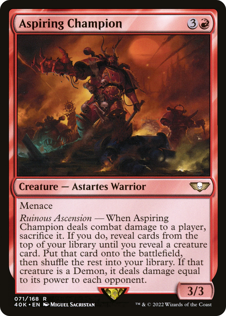 Aspiring Champion [Universes Beyond: Warhammer 40,000] | GrognardGamesBatavia