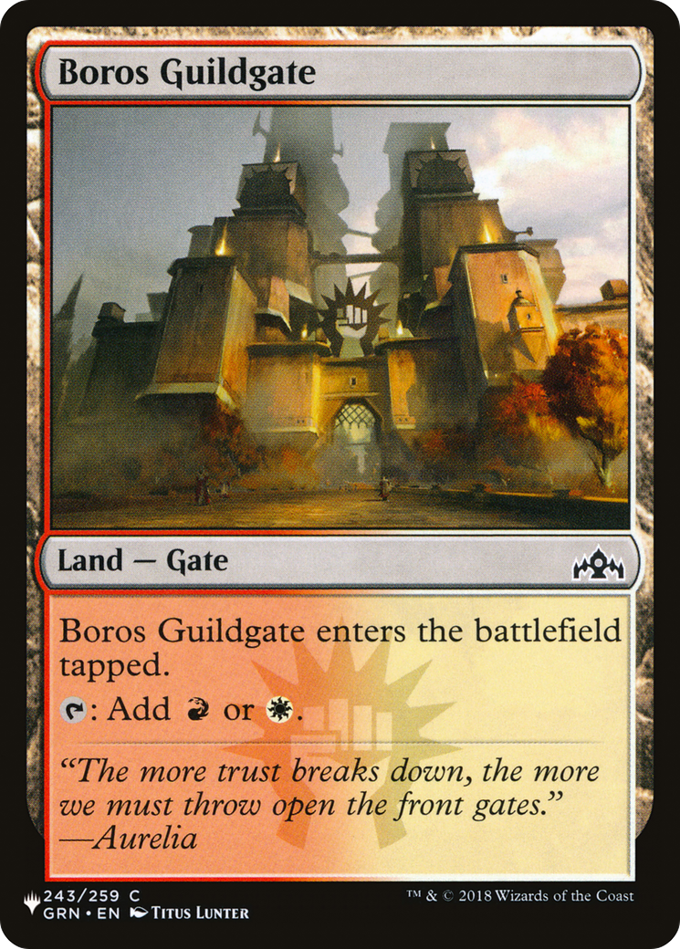 Boros Guildgate [The List] | GrognardGamesBatavia