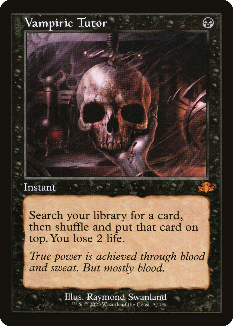 Vampiric Tutor (Retro) [Dominaria Remastered] | GrognardGamesBatavia