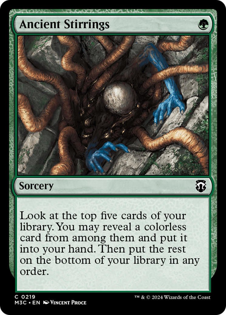 Ancient Stirrings (Ripple Foil) [Modern Horizons 3 Commander] | GrognardGamesBatavia