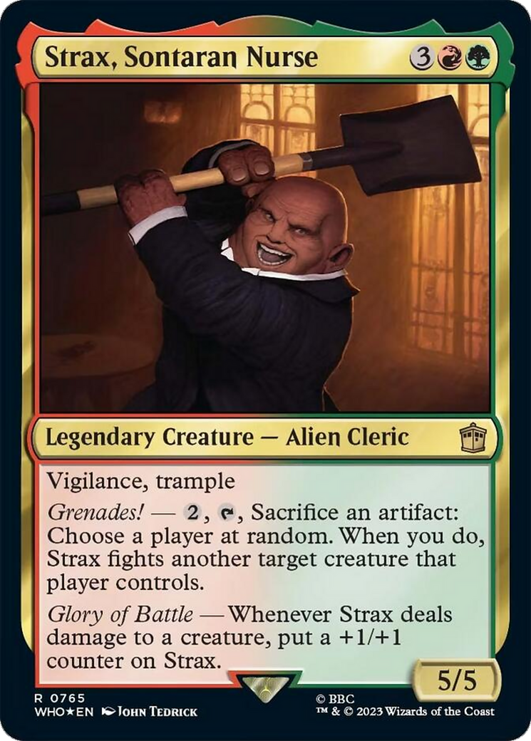 Strax, Sontaran Nurse (Surge Foil) [Doctor Who] | GrognardGamesBatavia