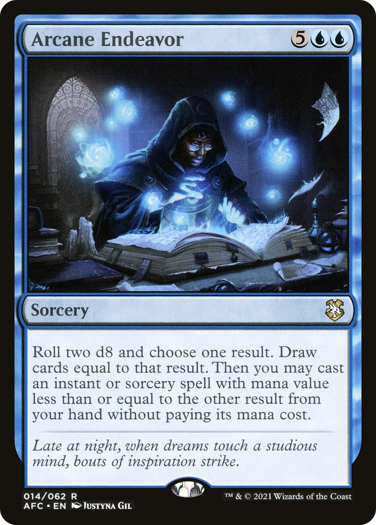 Arcane Endeavor [Dungeons & Dragons: Adventures in the Forgotten Realms Commander] | GrognardGamesBatavia