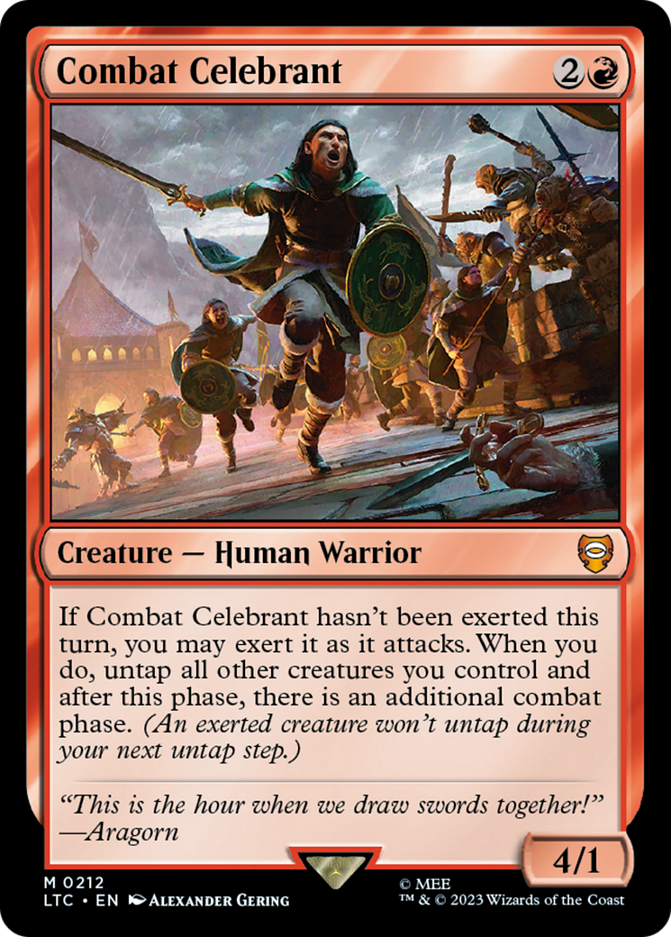 Combat Celebrant [The Lord of the Rings: Tales of Middle-Earth Commander] | GrognardGamesBatavia