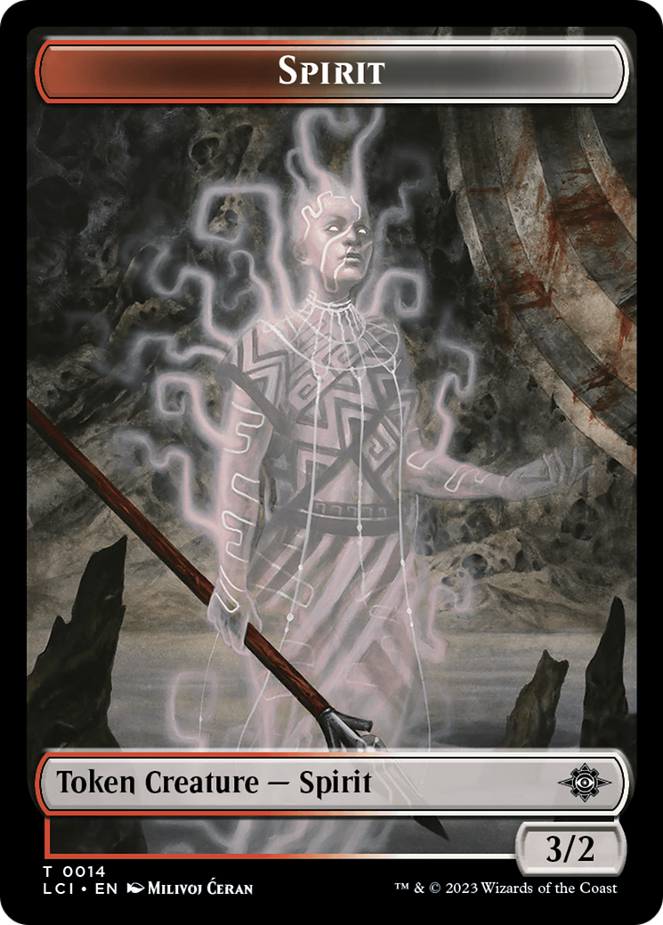 Spirit Token [The Lost Caverns of Ixalan Tokens] | GrognardGamesBatavia