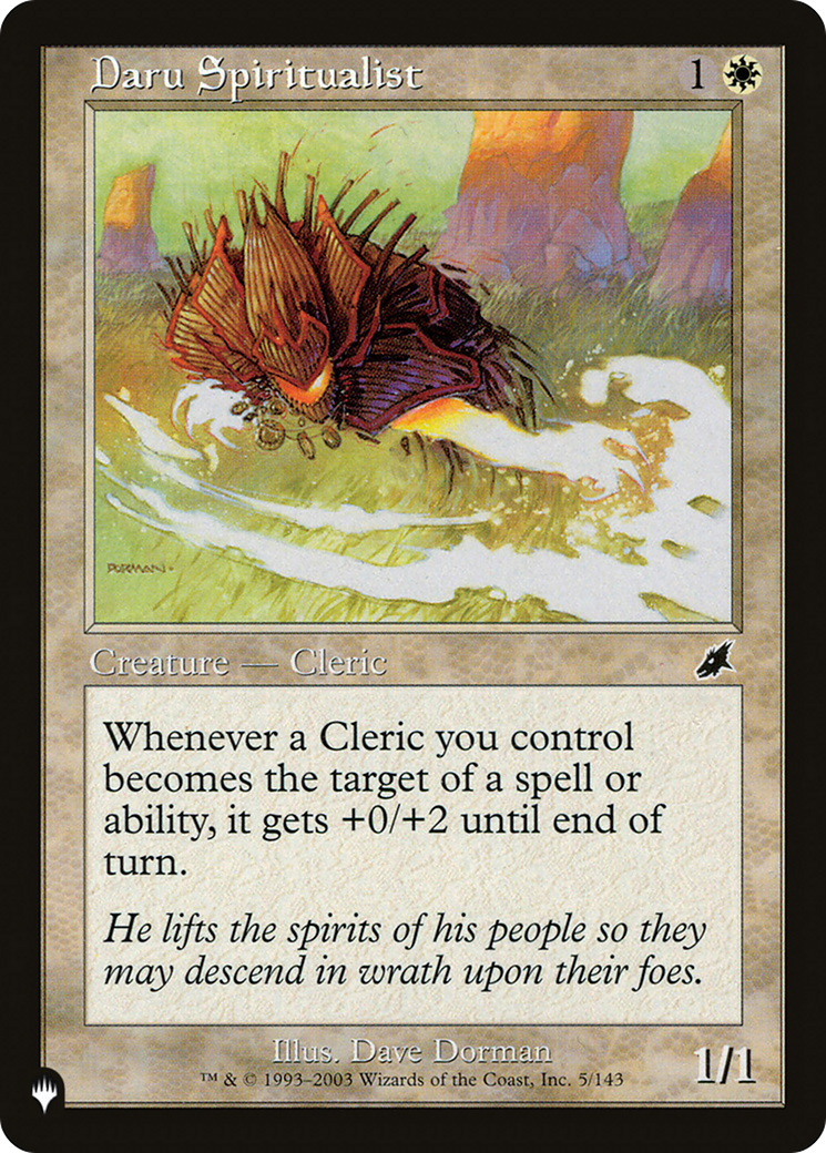 Daru Spiritualist [The List] | GrognardGamesBatavia