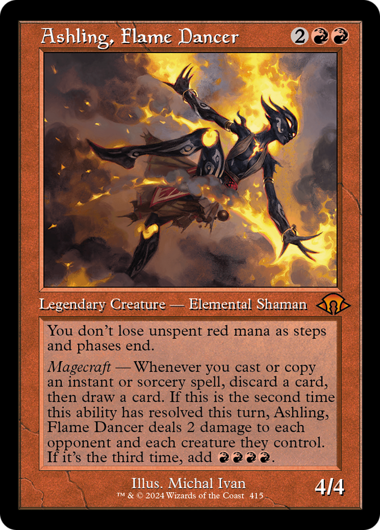 Ashling, Flame Dancer (Retro) [Modern Horizons 3] | GrognardGamesBatavia