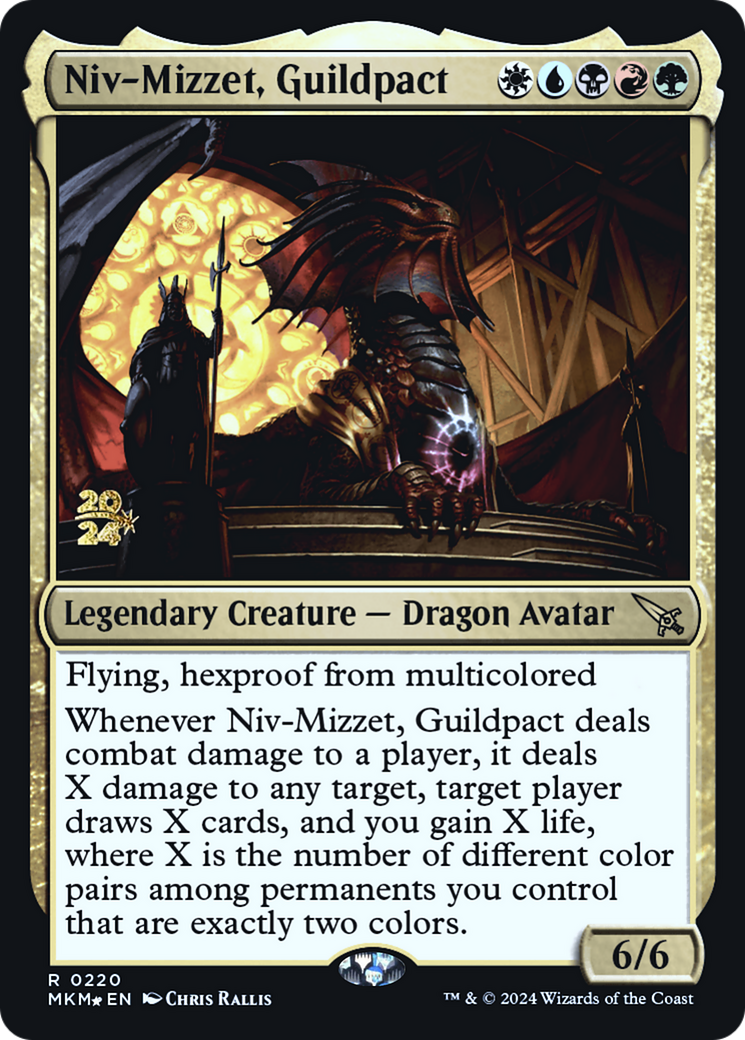 Niv-Mizzet, Guildpact [Murders at Karlov Manor Prerelease Promos] | GrognardGamesBatavia