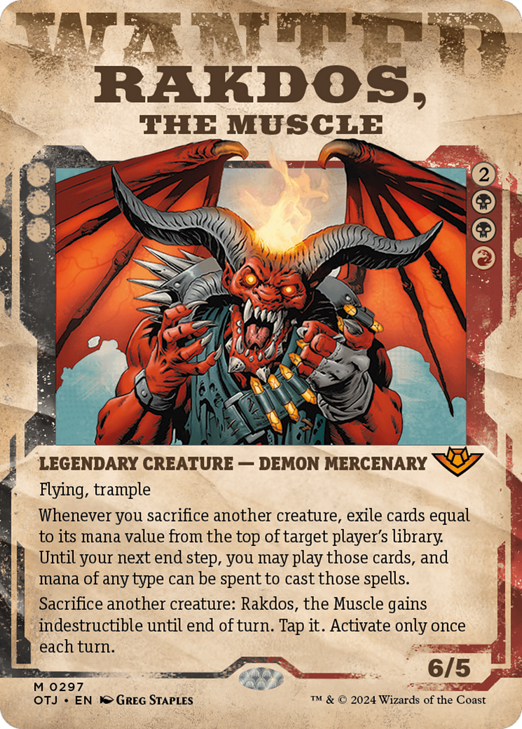 Rakdos, the Muscle (Showcase) [Outlaws of Thunder Junction] | GrognardGamesBatavia