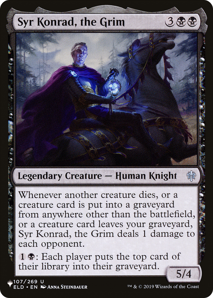 Syr Konrad, the Grim [The List] | GrognardGamesBatavia