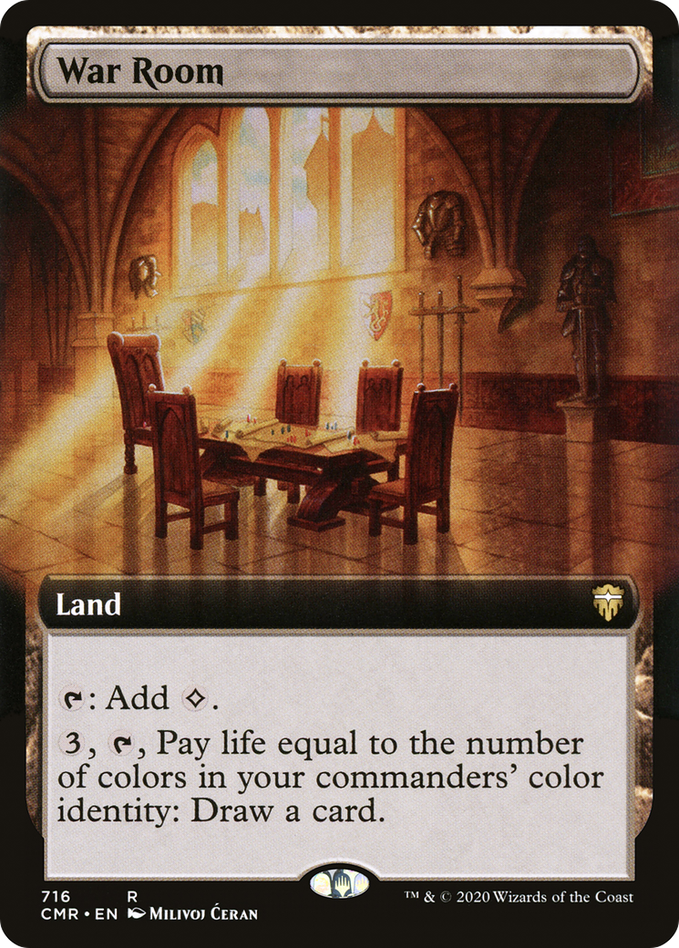 War Room (Extended Art) [Commander Legends] | GrognardGamesBatavia