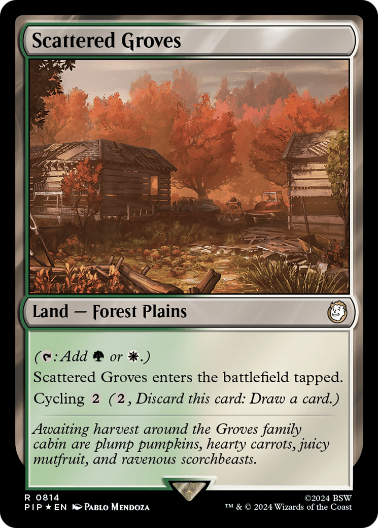 Scattered Groves (Surge Foil) [Fallout] | GrognardGamesBatavia