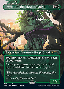 Dryad of the Ilysian Grove (Borderless) [Secret Lair Drop Series] | GrognardGamesBatavia