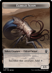 Eldrazi Spawn (Ripple Foil) // Eldrazi Scion Double-Sided Token [Modern Horizons 3 Commander Tokens] | GrognardGamesBatavia