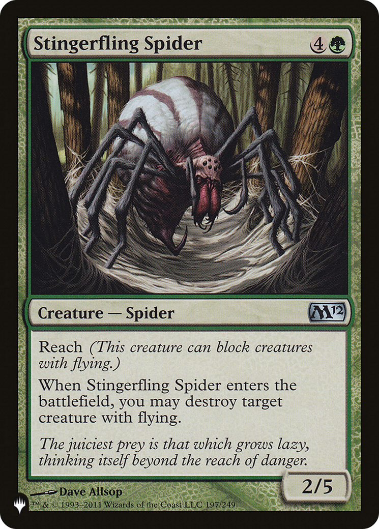 Stingerfling Spider [The List Reprints] | GrognardGamesBatavia