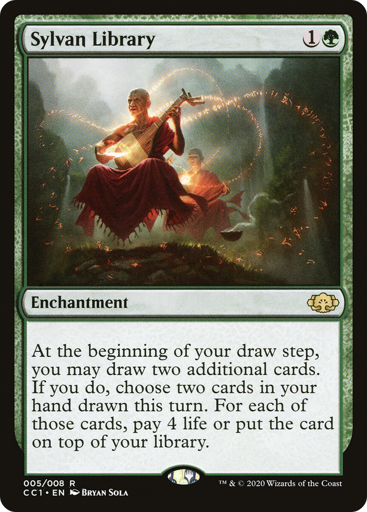 Sylvan Library [Commander Collection: Green] | GrognardGamesBatavia