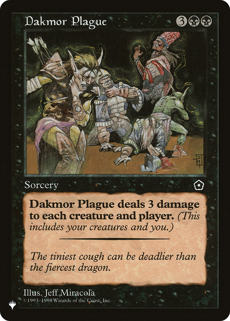 Dakmor Plague [The List Reprints] | GrognardGamesBatavia