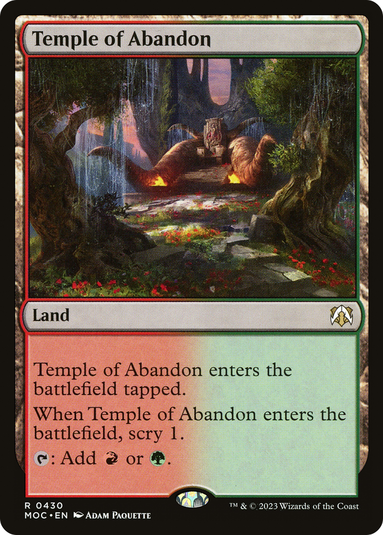 Temple of Abandon [March of the Machine Commander] | GrognardGamesBatavia