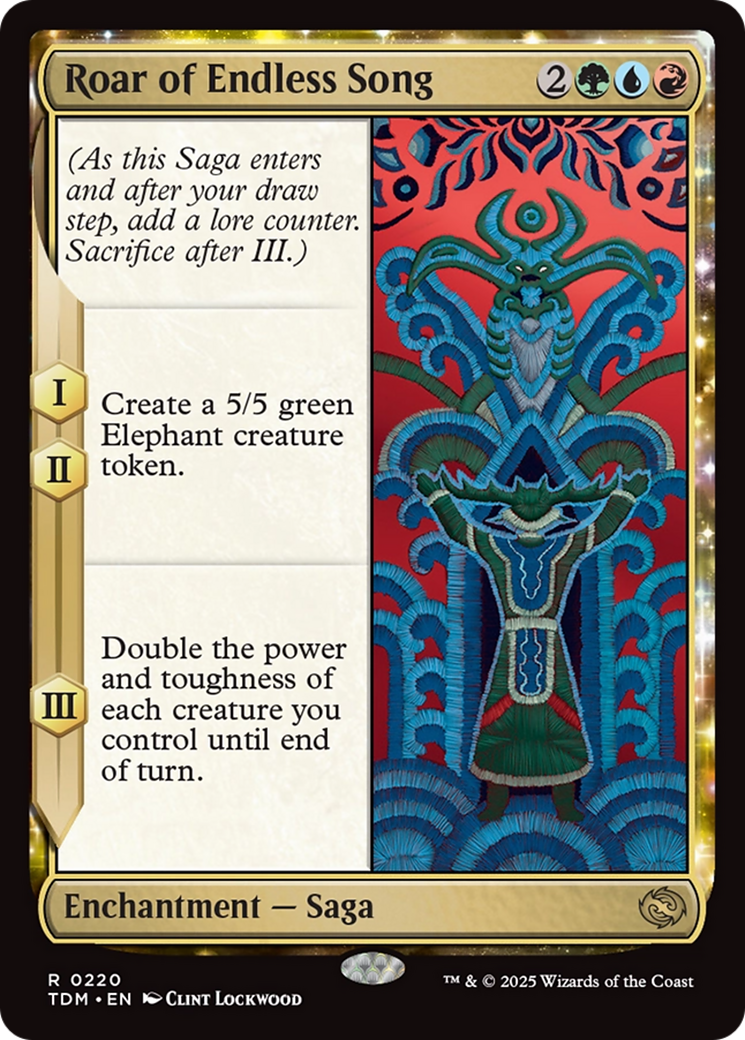 Roar of Endless Song [Tarkir: Dragonstorm] | GrognardGamesBatavia