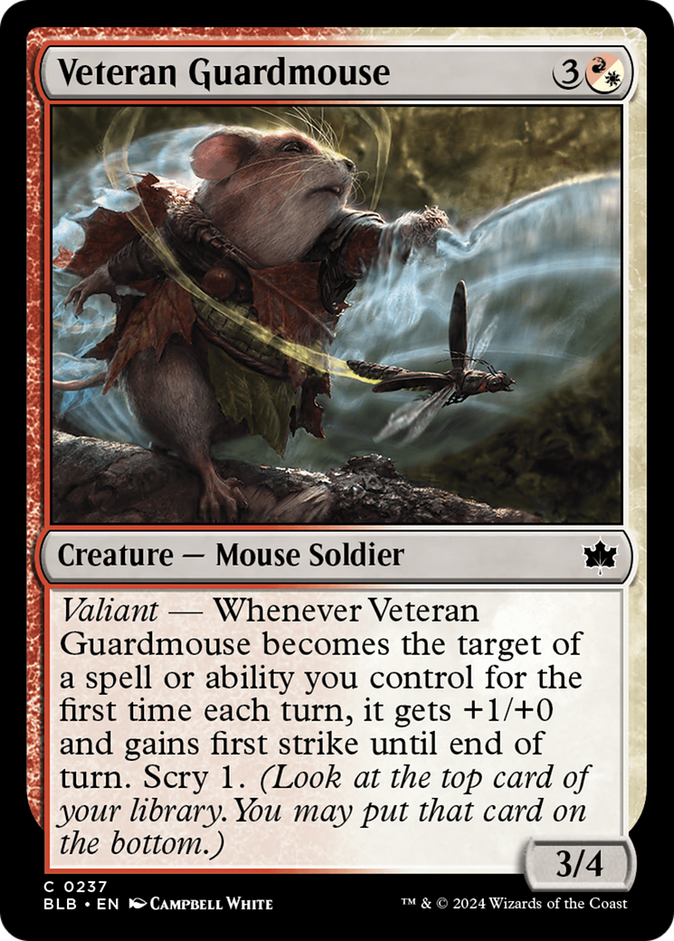 Veteran Guardmouse [Bloomburrow] | GrognardGamesBatavia