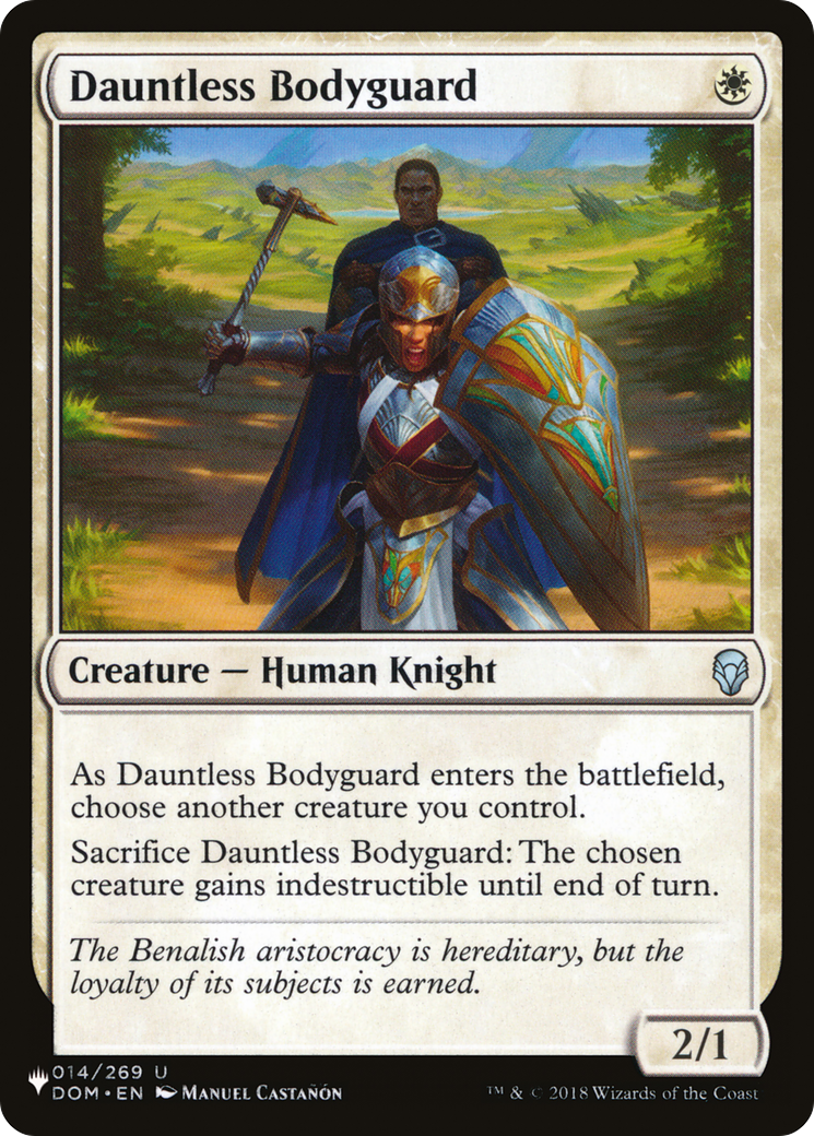 Dauntless Bodyguard [The List Reprints] | GrognardGamesBatavia