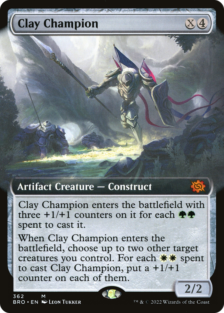 Clay Champion (Extended Art) [The Brothers' War] | GrognardGamesBatavia