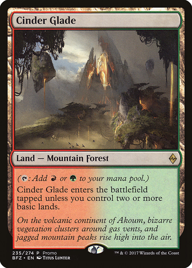 Cinder Glade (Promo) [Standard Showdown Promos] | GrognardGamesBatavia