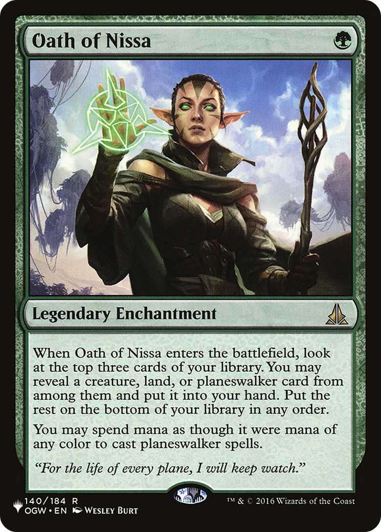 Oath of Nissa [The List Reprints] | GrognardGamesBatavia