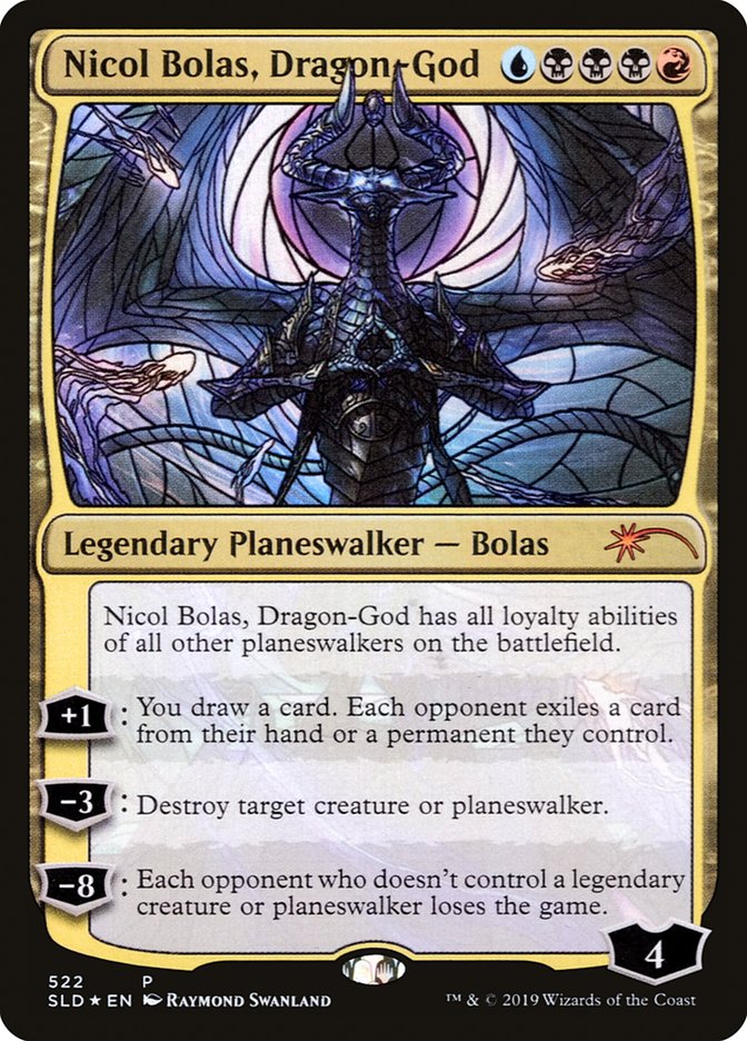 Nicol Bolas, Dragon-God (Stained Glass) [Secret Lair Drop Promos] | GrognardGamesBatavia