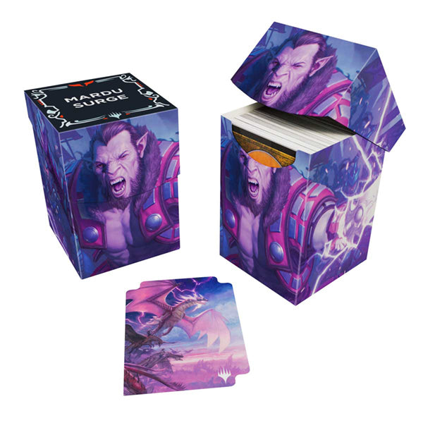 Ultra Pro Deckbox Pro 100+: Zurgo Stormrender / Neriv, Crackling Vanguard | GrognardGamesBatavia