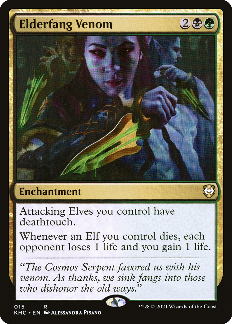 Elderfang Venom [Kaldheim Commander] | GrognardGamesBatavia