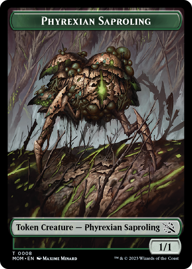 Phyrexian Saproling Token [March of the Machine Tokens] | GrognardGamesBatavia