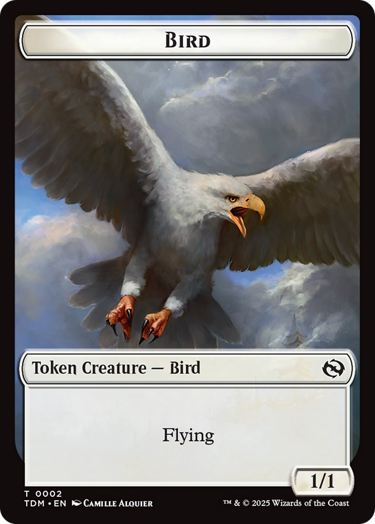 Inkling // Bird Double-Sided Token [Tarkir: Dragonstorm Commander Tokens] | GrognardGamesBatavia