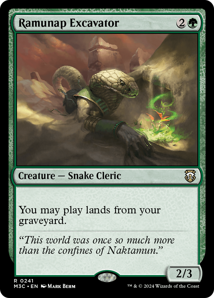 Ramunap Excavator [Modern Horizons 3 Commander] | GrognardGamesBatavia