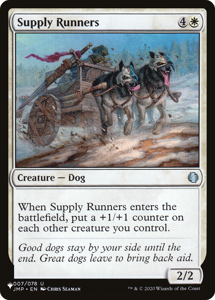 Supply Runners [The List Reprints] | GrognardGamesBatavia